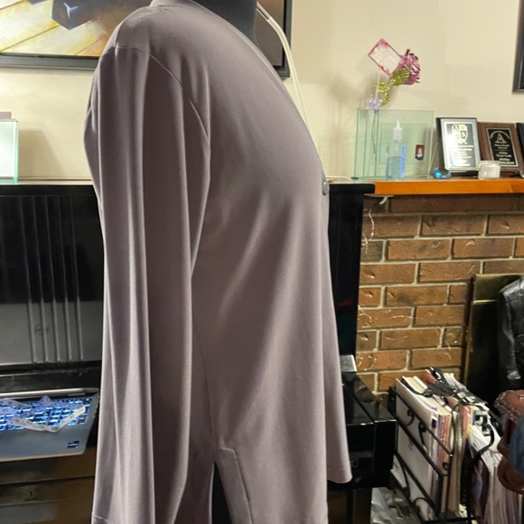 Sympli, 25118 Icon Cardigan Gray Size 8 - Picture 5 of 6